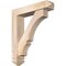 Ekena Millwork Balboa Arts and Crafts Smooth Bracket w/ Offset Brace, Douglas Fir, 5 1/2"W x 24"D x 28"H BKT0604X24X28BOA03SDF - alternate 1